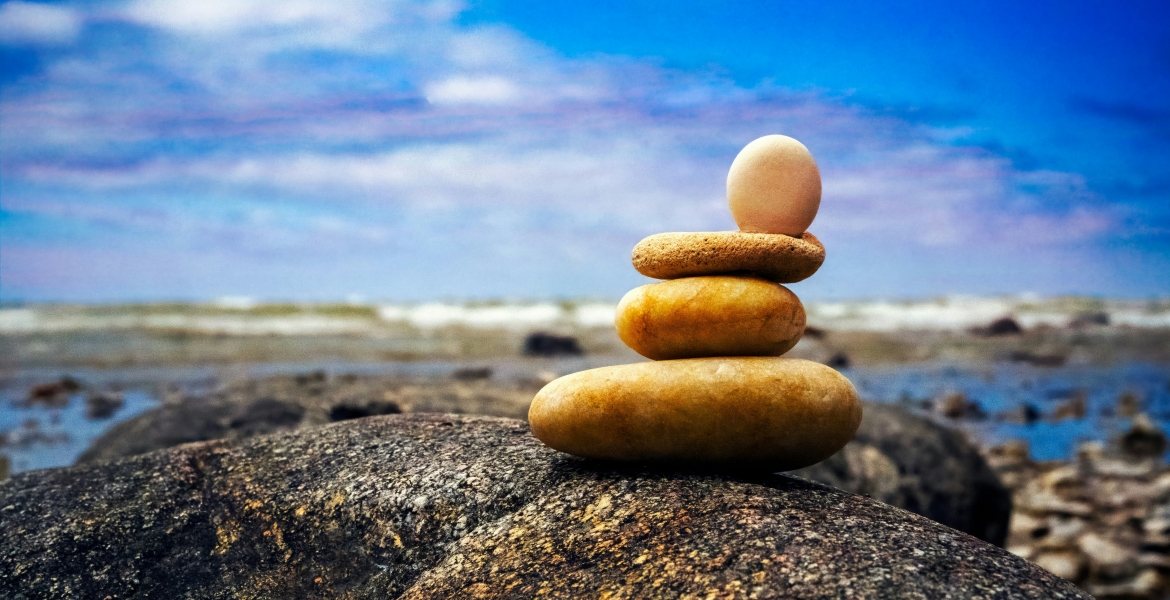 Stones stacked on each other