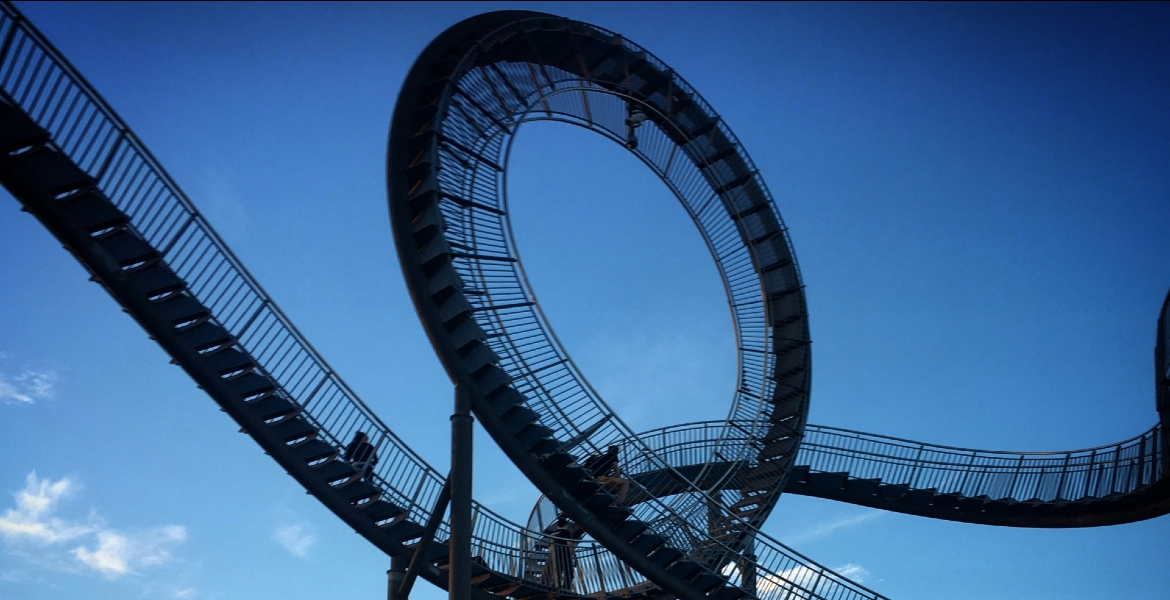 Picture of a roller coaster